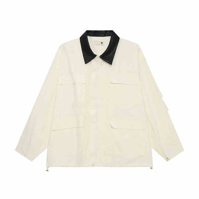 Lapel zipper jacket OR3659 - ORUN