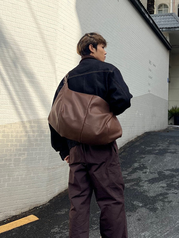Large capacity PU shoulder bag OR4965