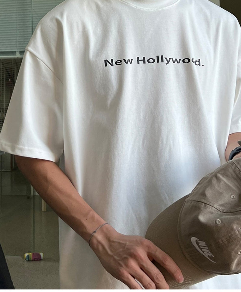 Letter print T - shirt OR3272 - ORUN