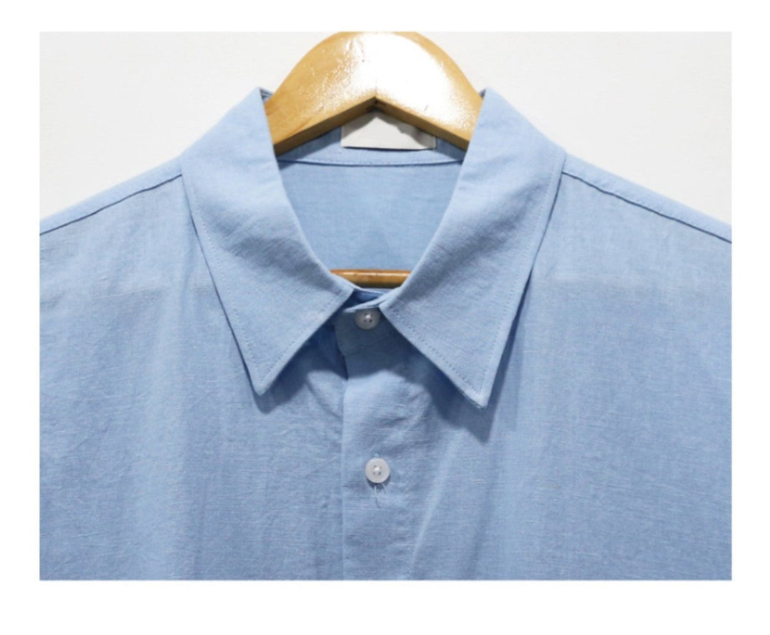 ライトブルーシャツ メンズ 半袖｜Light Blue SHIRT OR3000 – 韓国