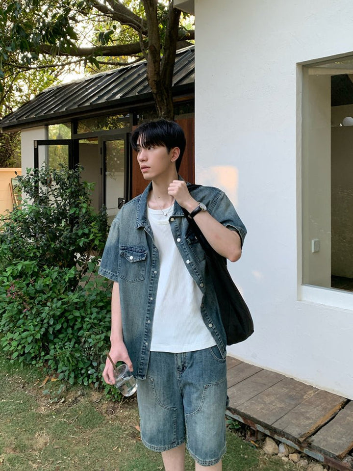 faith connexion デニム　シャツセットアップ　セット faith connexion デニム シャツセットアップ セット - メルカリ