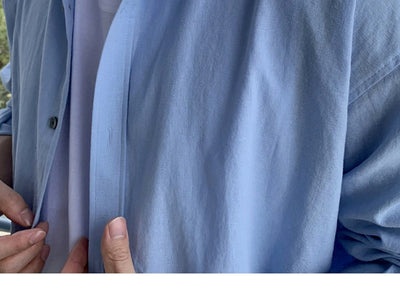 Linen blend shirt OR3033 - ORUN