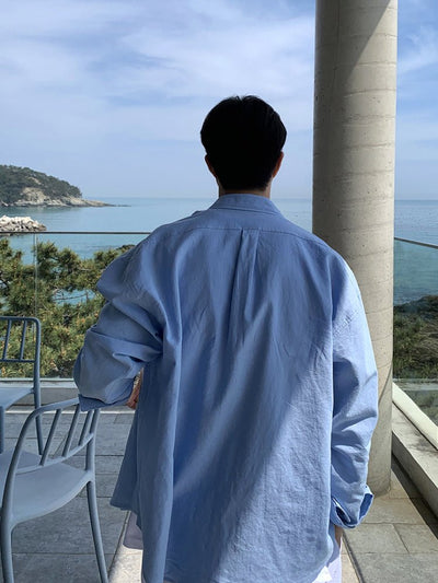 Linen blend shirt OR3033 - ORUN