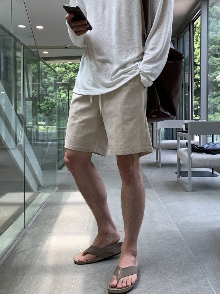 Linen shorts OR3291 - ORUN
