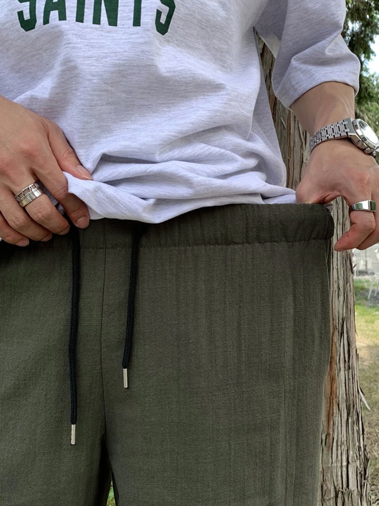 Linen shorts OR3291 - ORUN