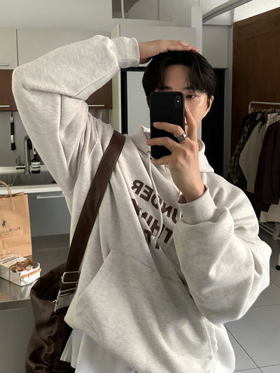 Logo Hoodie OR4607 - 韓国メンズファッション通販 - ORUN - 