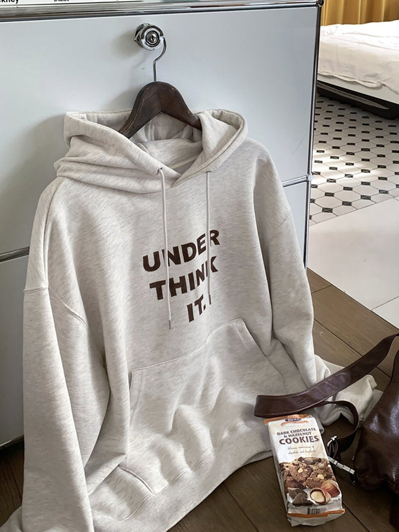 Logo Hoodie OR4607 - 韓国メンズファッション通販 - ORUN - 