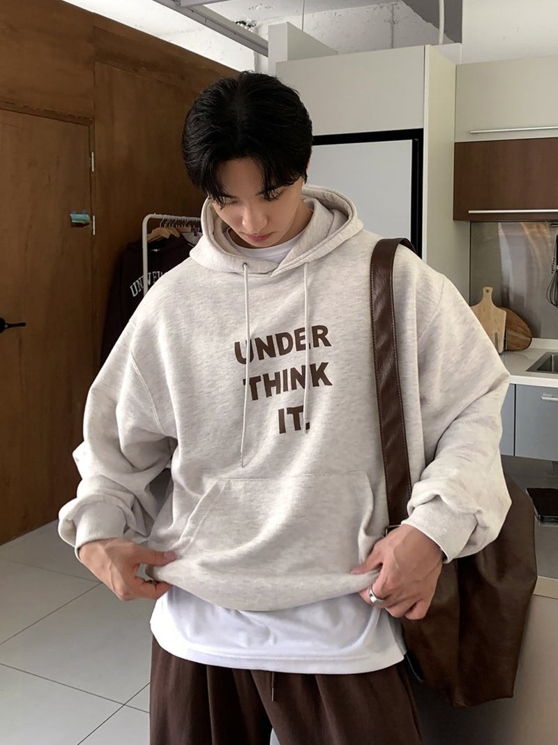 Logo Hoodie OR4607 - 韓国メンズファッション通販 - ORUN - 
