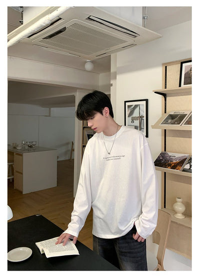 Loose long sleeve T-shirt OR4289 - ORUN