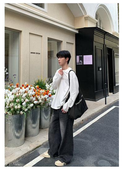 Loose long sleeve T-shirt OR4289 - ORUN