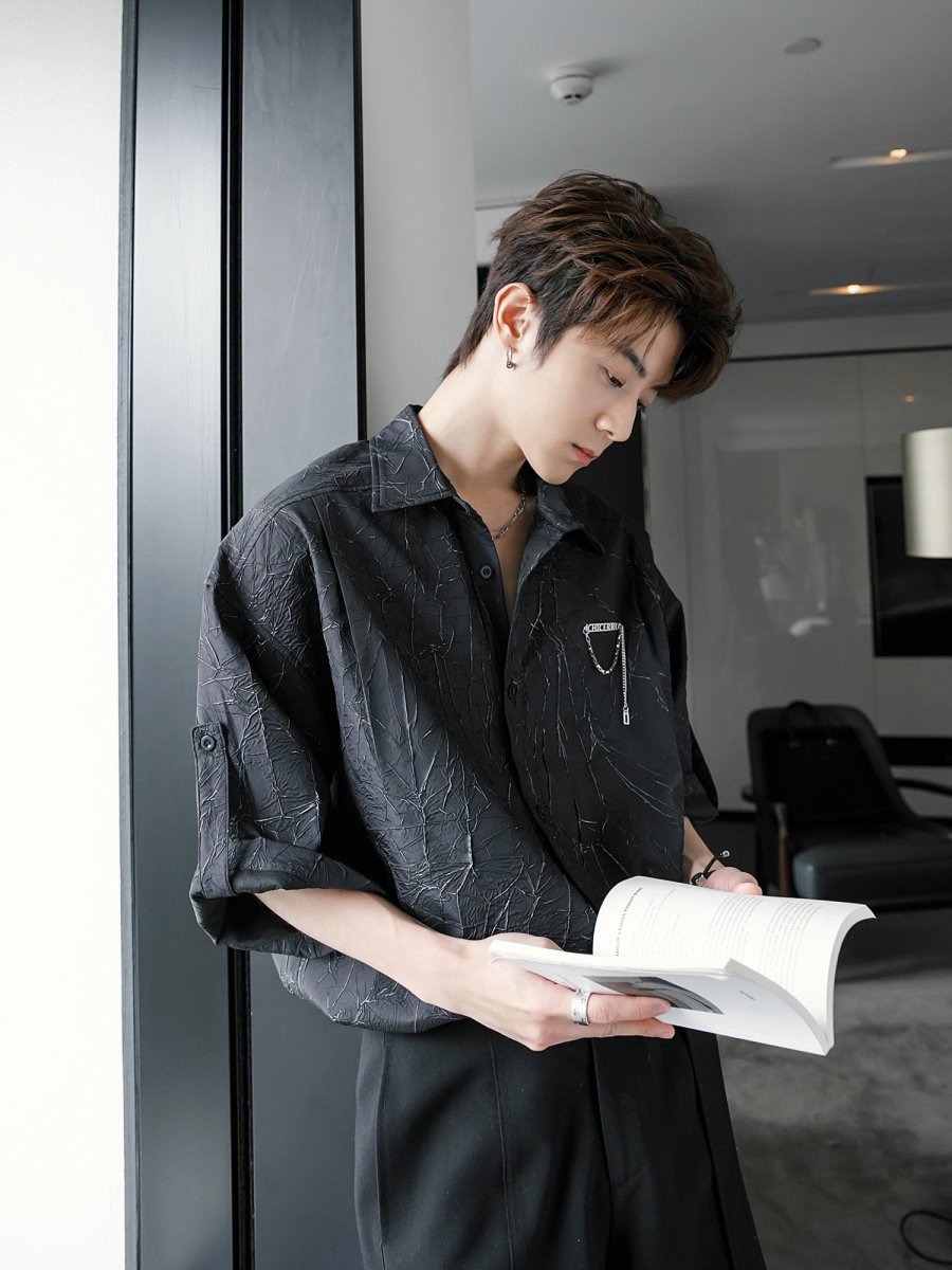 Luxury short sleeve shirt OR3298 – 韓国メンズファッション通販 - ORUN -