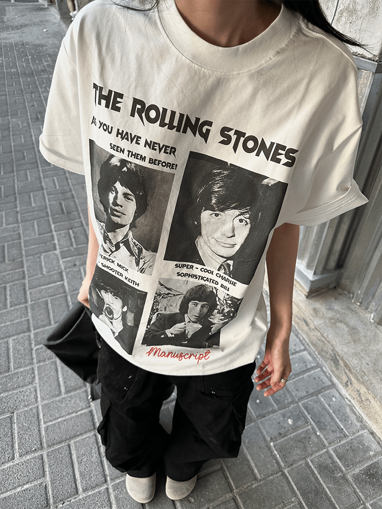 Movie - style print T-shirt OR4416 - 韓国メンズファッション通販 - ORUN - 