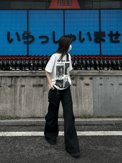 Movie - style print T-shirt OR4416 - 韓国メンズファッション通販 - ORUN - 