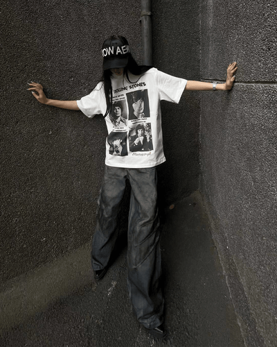 Movie - style print T-shirt OR4416 - 韓国メンズファッション通販 - ORUN - 