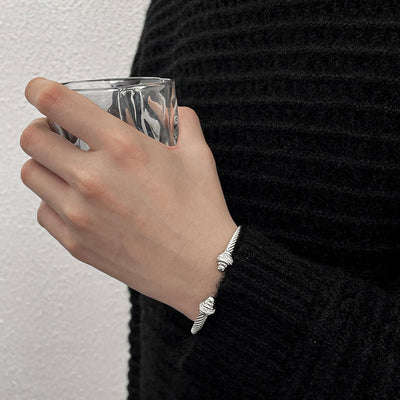 Niche design open titanium bracelet OR3011 - ORUN