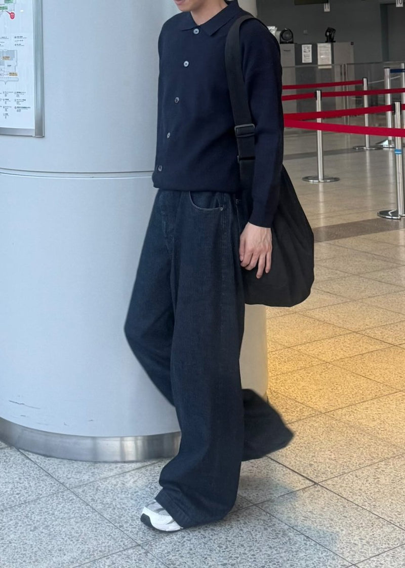 クラシック長袖ニットシャツ NS - 004 - 韓国メンズファッション通販 - ORUN - 