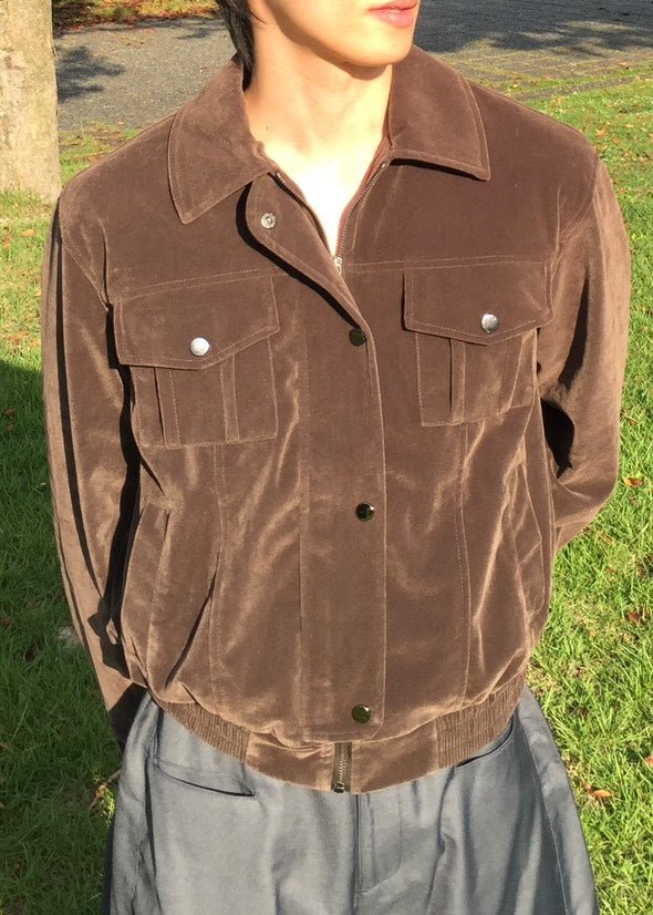 ショート丈スエードハンディングジャケット NS-011 – 韓国メンズ