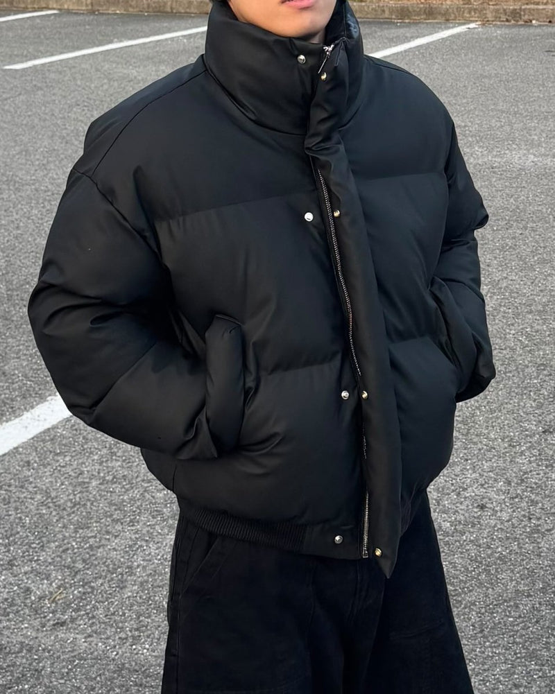 スタンドカラー短丈ヘビーウォームダウン NS - 021 - 韓国メンズファッション通販 - ORUN - 