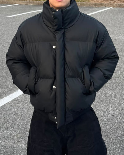 スタンドカラー短丈ヘビーウォームダウン NS - 021 - 韓国メンズファッション通販 - ORUN - 