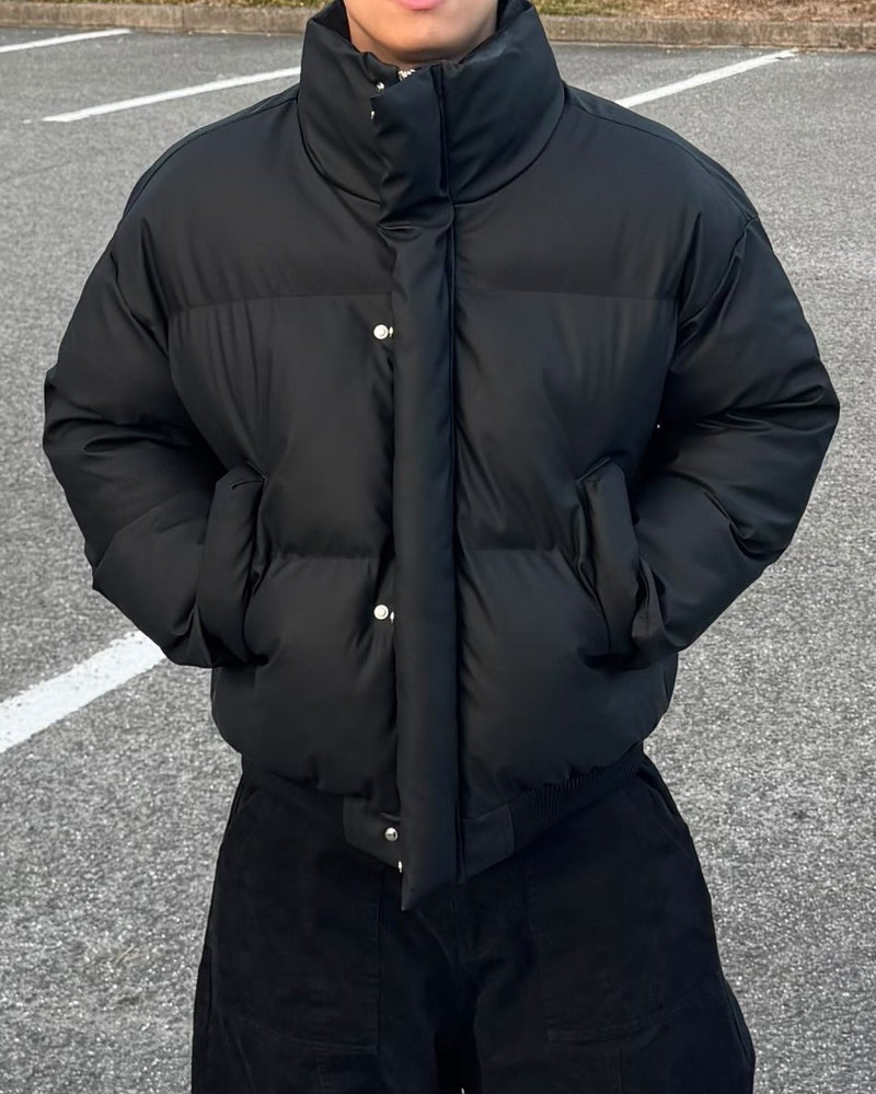 スタンドカラー短丈ヘビーウォームダウン NS - 021 - 韓国メンズファッション通販 - ORUN - 