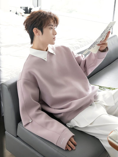 重ね着デザインスウェットシャツ OR4535 - 韓国メンズファッション通販 - ORUN - 