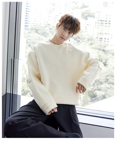 重ね着デザインスウェットシャツ OR4535 - 韓国メンズファッション通販 - ORUN - 