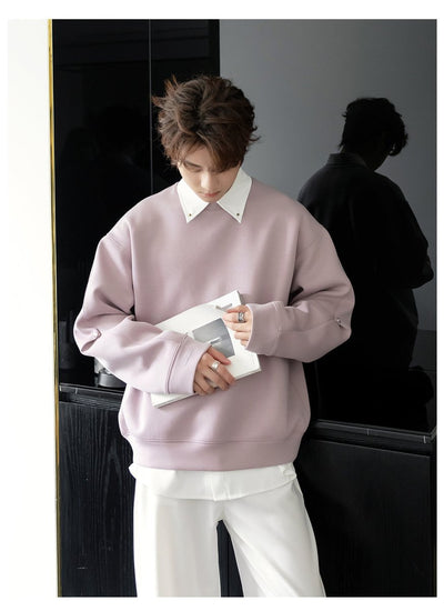 重ね着デザインスウェットシャツ OR4535 - 韓国メンズファッション通販 - ORUN - 