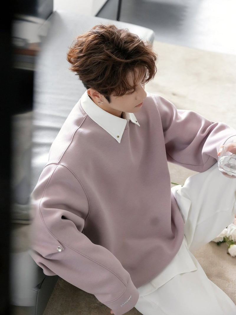 重ね着デザインスウェットシャツ OR4535 - 韓国メンズファッション通販 - ORUN - 