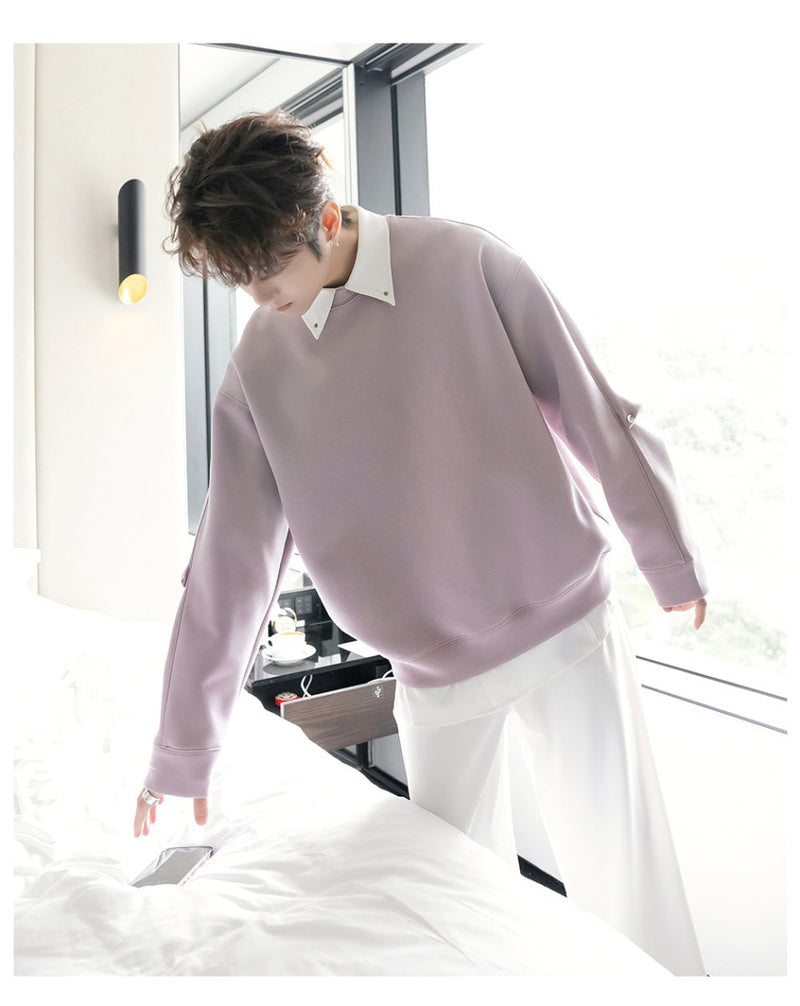 重ね着デザインスウェットシャツ OR4535 - 韓国メンズファッション通販 - ORUN - 
