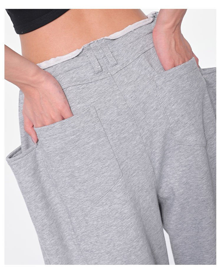 ベルトループ付きカットオフスウェットパンツ OR4549 - 韓国メンズファッション通販 - ORUN - 