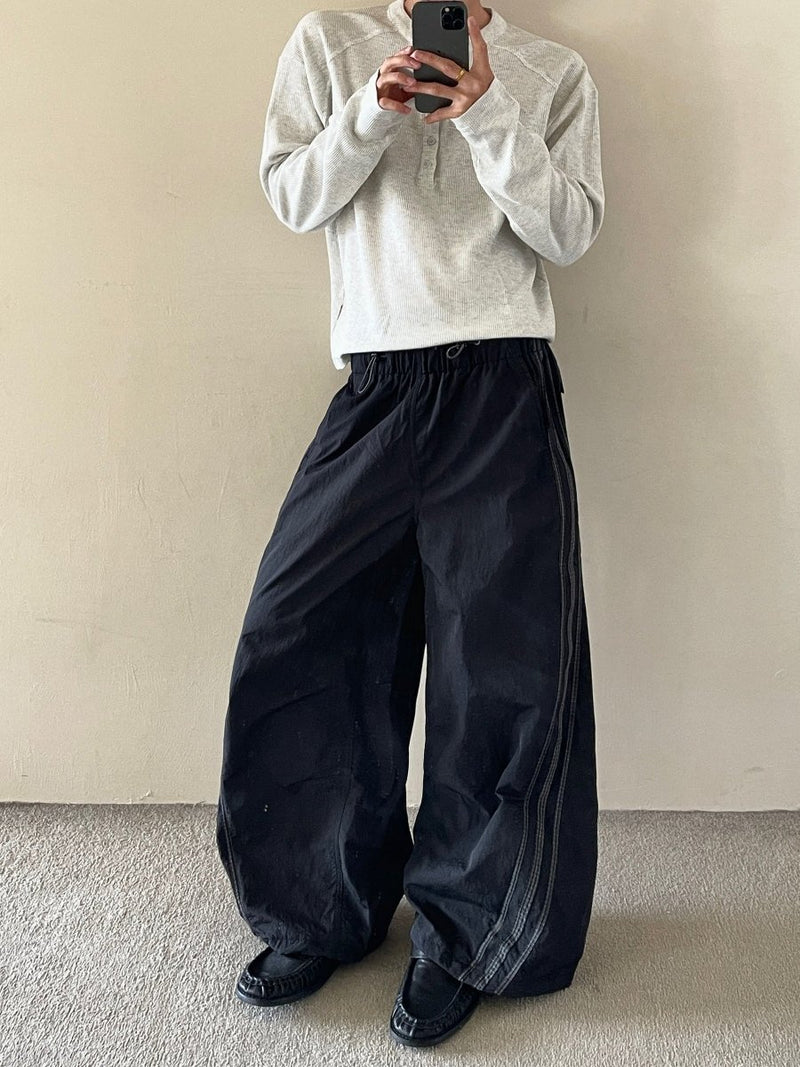 ナイロンパラシュートパンツ OR4590 - 韓国メンズファッション通販 - ORUN - 
