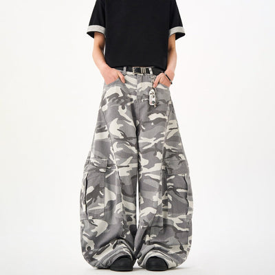カーブシルエット迷彩カーゴパンツ OR4673 - 韓国メンズファッション通販 - ORUN - 