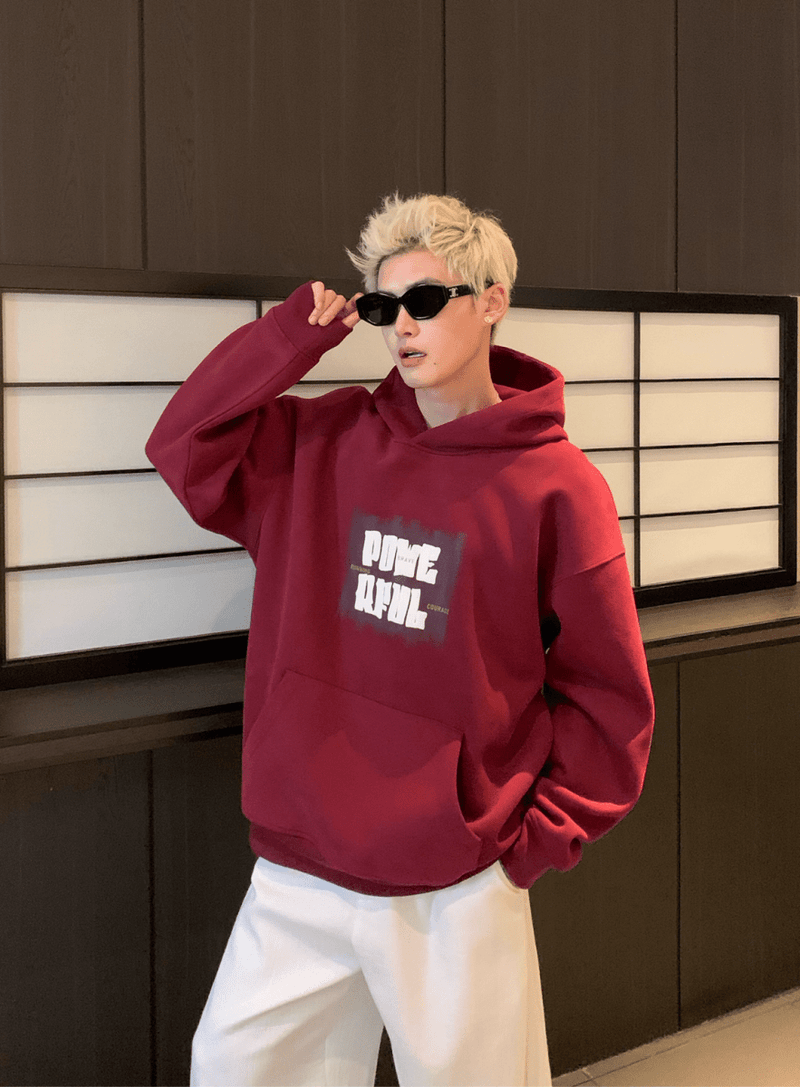 グラフィックロゴオーバーフーディー　OR4703 - 韓国メンズファッション通販 - ORUN - 