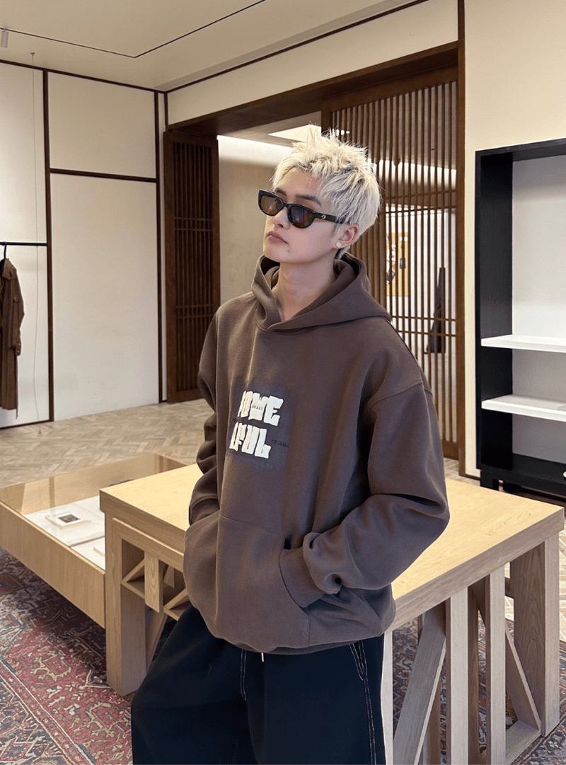 グラフィックロゴオーバーフーディー　OR4703 - 韓国メンズファッション通販 - ORUN - 