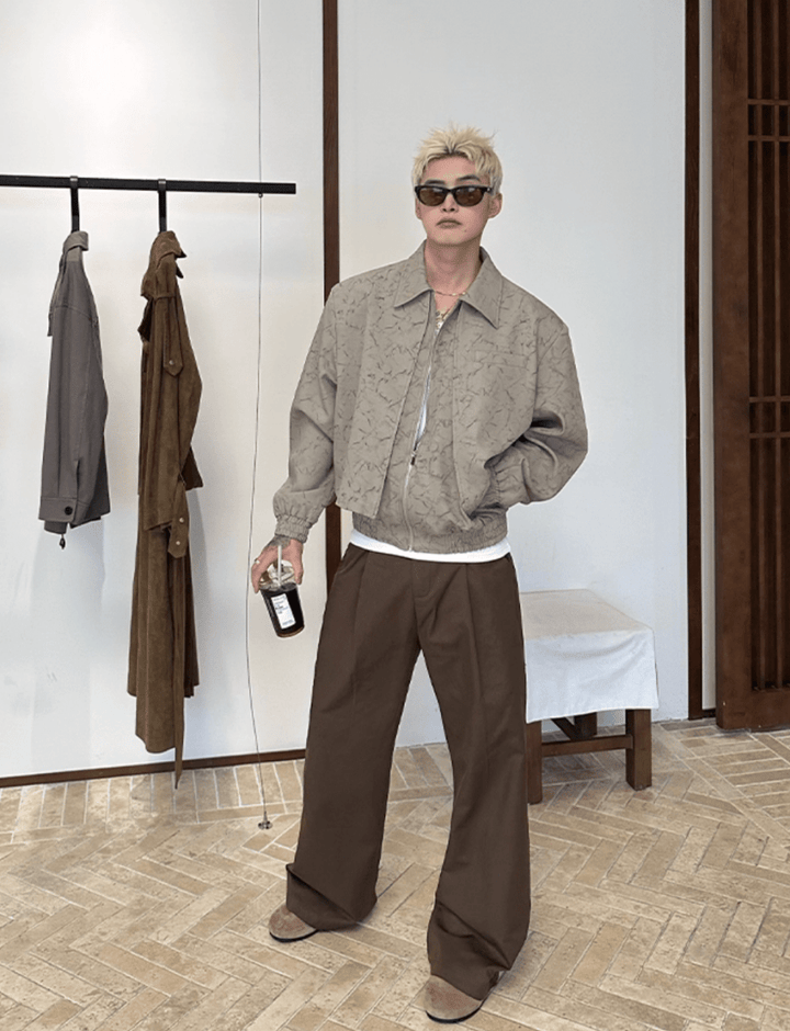 ジャカードショートジャケット OR4707 – 韓国メンズファッション通販