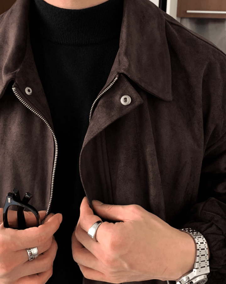 スエードジャケット OR4714 – 韓国メンズファッション通販 - ORUN -