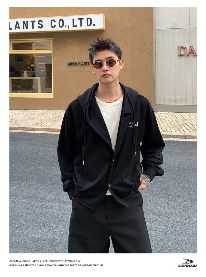 ロゴ刺繍スウェットパーカー OR4735 – 韓国メンズファッション通販