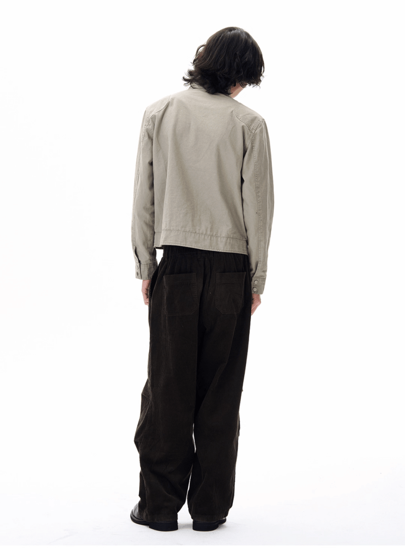 バックルボタンフライトジャケット OR4754 - 韓国メンズファッション通販 - ORUN - 