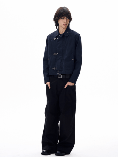 バックルボタンフライトジャケット OR4754 - 韓国メンズファッション通販 - ORUN - 