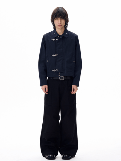 バックルボタンフライトジャケット OR4754 - 韓国メンズファッション通販 - ORUN - 