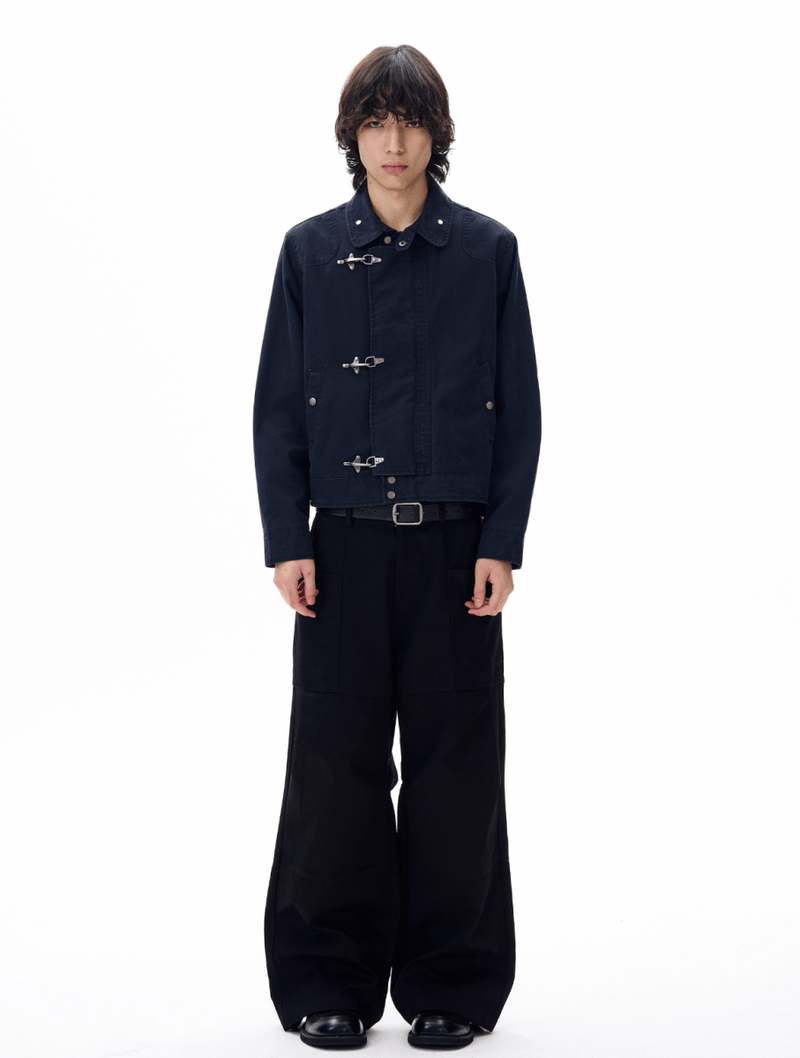 バックルボタンフライトジャケット OR4754 - 韓国メンズファッション通販 - ORUN - 