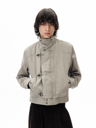 バックルボタンフライトジャケット OR4754 - 韓国メンズファッション通販 - ORUN - 