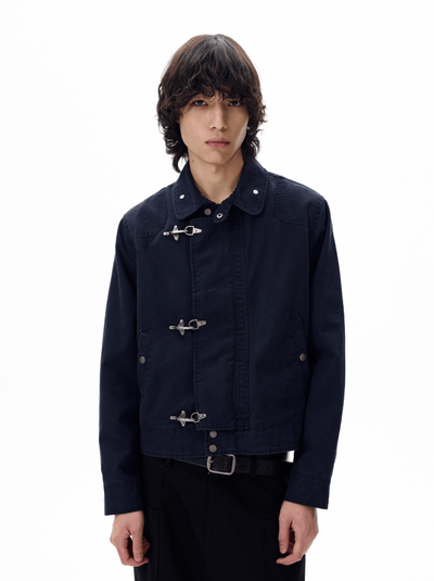 バックルボタンフライトジャケット OR4754 - 韓国メンズファッション通販 - ORUN - 