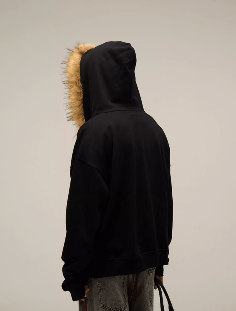 ジップ付きファー付きパーカー OR4755 - 韓国メンズファッション通販 - ORUN - 