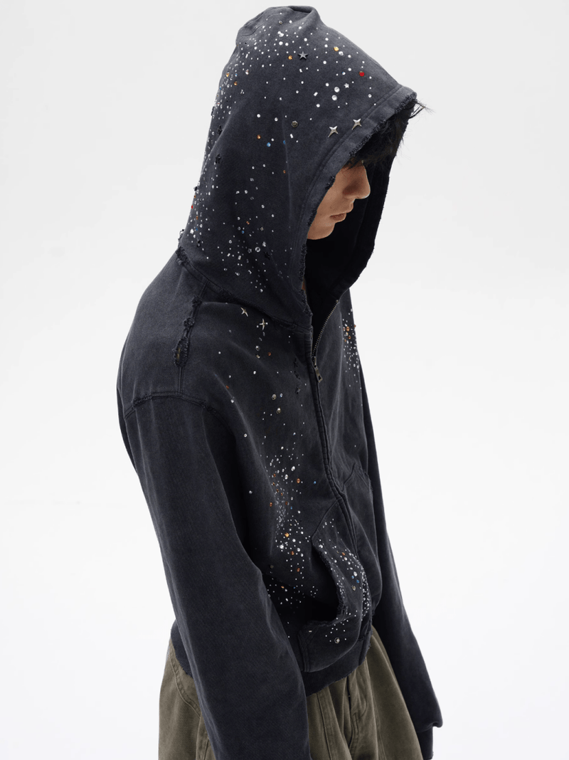 コンパクトシルエットデザインフーディ OR4756 - 韓国メンズファッション通販 - ORUN - 