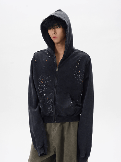 コンパクトシルエットデザインフーディ OR4756 - 韓国メンズファッション通販 - ORUN - 