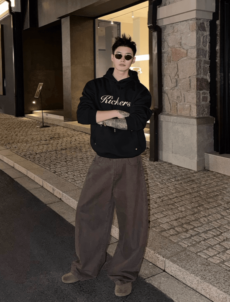 ロゴフロントフーディパーカー OR4757 - 韓国メンズファッション通販 - ORUN - 