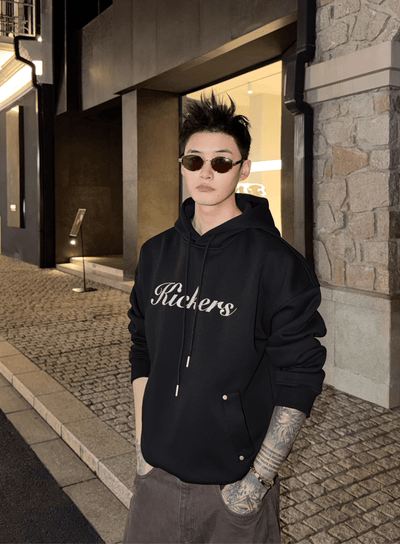 ロゴフロントフーディパーカー OR4757 - 韓国メンズファッション通販 - ORUN - 