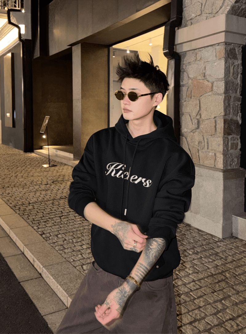 ロゴフロントフーディパーカー OR4757 - 韓国メンズファッション通販 - ORUN - 