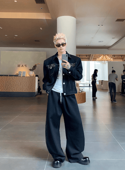 ステッチデニムオーバーセットアップ　OR4758 - 韓国メンズファッション通販 - ORUN - 